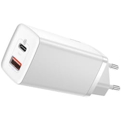 Baseus CCGAN2L-B02 chargeur d'appareils mobiles Universel Blanc Secteur Charge rapide Intérieure