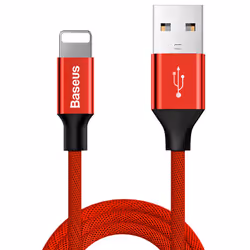 Baseus Yiven, 1,8 m, Lightning, USB A, Mâle, Mâle, Rouge