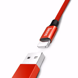 Baseus 6953156253001 câble de téléphone portable Rouge 1,2 m USB A Lightning