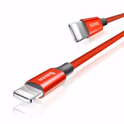 Baseus 6953156253001 câble de téléphone portable Rouge 1,2 m USB A Lightning