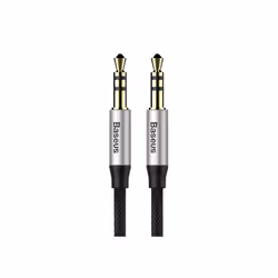 Baseus CAM30CS1, 3,5mm, Mâle, 3,5mm, Mâle, 1,5 m, Noir, Argent