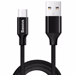 Baseus 6953156260733, 1,5 m, USB A, Micro-USB B, USB 2.0, 480 Mbit/s, Noir