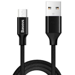 Baseus 6953156260733 câble USB 1,5 m USB 2.0 USB A Micro-USB B Noir