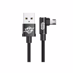 Baseus MVP Elbow Type, 2 m, USB A, Micro-USB A, USB 2.0, Noir