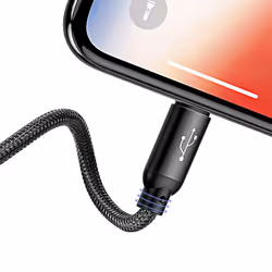 Baseus CAMLT-ASY01 câble USB 0,3 m USB A USB C/Micro USB A/Lightning Noir - Vue supplémentaire 6