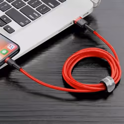Baseus CALKLF-A09 câble Lightning 0,5 m Rouge