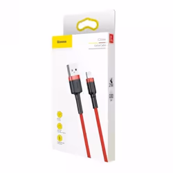 Baseus CALKLF-A09 câble Lightning 0,5 m Rouge - Vue supplémentaire 8