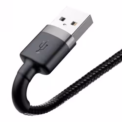 Baseus CALKLF-AG1 câble Lightning 0,5 m Gris, Noir - Vue supplémentaire 2