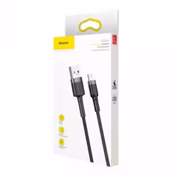 Baseus CALKLF-AG1 câble Lightning 0,5 m Gris, Noir - Vue supplémentaire 8