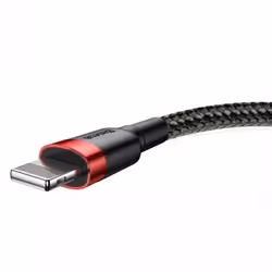 Baseus CALKLF-A19, 0,5 m, USB A, Lightning, Mâle, Mâle, Noir