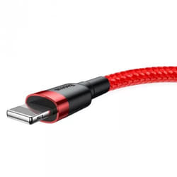 Baseus CALKLF-C09 câble Lightning 2 m Rouge