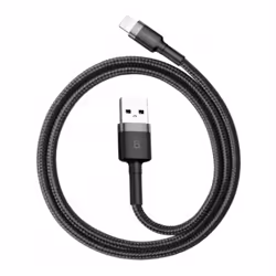 Baseus CALKLF-CG1 câble Lightning 2 m Gris, Noir