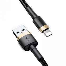 Baseus CALKLF-CV1 câble Lightning 2 m Noir, Or