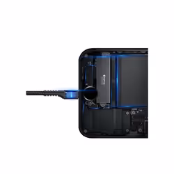 Baseus CALSR-01 câble Lightning 1 m Noir