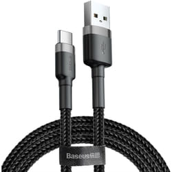 Baseus Cafule câble USB 0,5 m USB 2.0 USB A USB C Noir