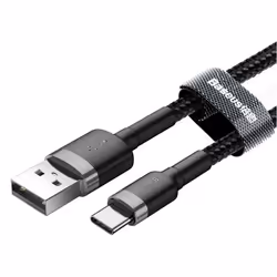 Baseus Cafule câble USB 0,5 m USB 2.0 USB A USB C Noir