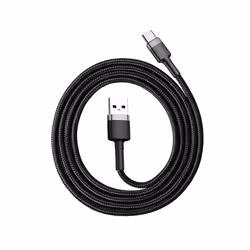 Baseus CATKLF-BG1 câble de téléphone portable Noir 1 m USB A USB C - Vue supplémentaire 4