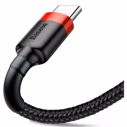 Baseus Cafule câble USB 2 m USB A USB C Noir, Rouge