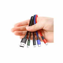 Baseus CA1T4-B01 câble de téléphone portable Noir 1,2 m USB A Lightning + micro-USB B + USB C - Vue supplémentaire 4