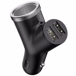 Baseus CCALL-YX01, Auto, Allume-cigare, 5 V, Noir