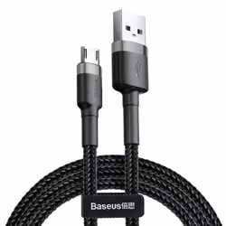 Baseus CAMKLF-AG1, 0,5 m, USB A, Micro-USB B, Noir