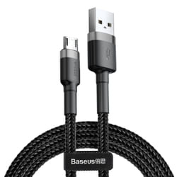 Baseus CAMKLF-AG1 câble USB 0,5 m USB A Micro-USB B Noir