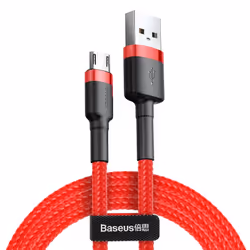 Baseus CAMKLF-B91, 1 m, USB A, Noir, Rouge