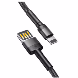 Baseus 6953156283343, 1 m, USB C, USB C/Lightning, Mâle, Mâle, Noir, Gris