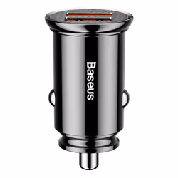 Baseus AB30BK, Auto, Allume-cigare, 12 V, 5 A, Noir