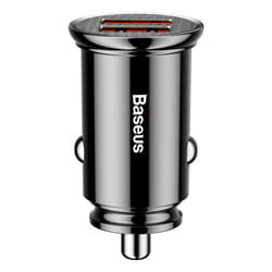 Baseus AB30BK chargeur d'appareils mobiles Universel Noir Allume-cigare Auto