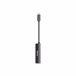 Baseus L52 Male 3-in-1 câble de téléphone portable Noir Lightning Lightning, 3.5mm
