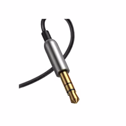 Baseus CABA01-01 câble audio 0,5 m 3,5mm USB Type-A Noir