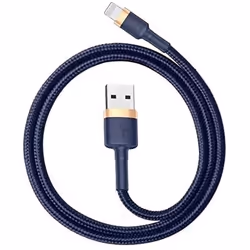 Baseus Cafule, 1 m, Lightning, USB A, Mâle, Mâle, Bleu, Or