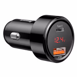 Baseus CCMLC20C-01, Auto, Allume-cigare, 20 V, Noir