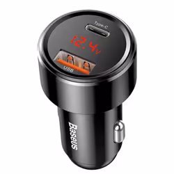 Baseus CCMLC20C-01 chargeur d'appareils mobiles Universel Noir Allume-cigare Charge rapide Auto