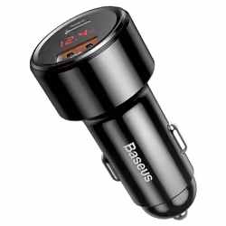 Baseus CCMLC20C-01 chargeur d'appareils mobiles Universel Noir Allume-cigare Charge rapide Auto