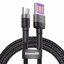 Baseus CATKLF-PG1, 1 m, USB C, Noir