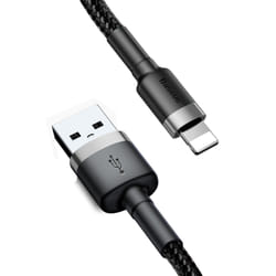 Baseus CALKLF-RG1 câble Lightning 3 m Gris, Noir