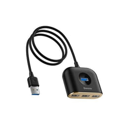 Baseus Square round 4-in-1 USB 3.2 Gen 1 (3.1 Gen 1) Type-C 480 Mbit/s Noir