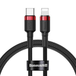 Baseus Cafule 1 m Noir, Rouge