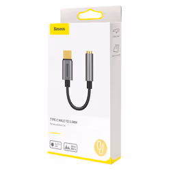 Baseus L54 câble de téléphone portable Noir, Gris USB C 3,5mm - Vue supplémentaire 8