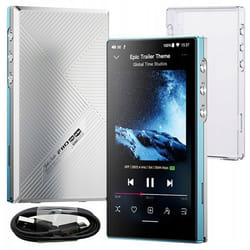 Lecteur mp4 - lecteur numerique multimedia Fiio JM21 (4 Go + 64 Go) Bleu ciel - Lecteur portable haute résolution