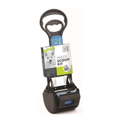 M-PETS Kit pelle a dejection Waste Scoop Kit - 38x12x10,5cm - Noir et bleu - Pour chien