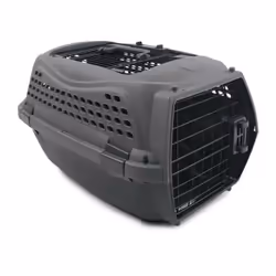 Cage en plastique légére, solide et facile a nettoyer. Elle permettra de transporter votre chien lors de petit ou long trajet ...