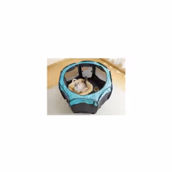 Enclos octogonal pour chiots l - 115 x 110 x 66 cm - Taille pliée : 70 x 61 cm