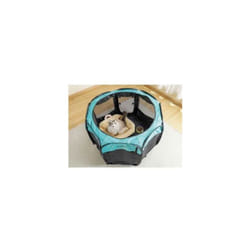 Enclos octogonal pour chiots l - 115 x 110 x 66 cm - Taille pliée : 70 x 61 cm