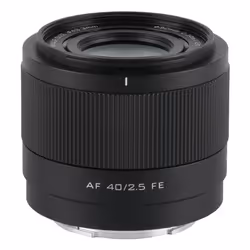 VILTROX AF 40 2.5 FE lentille et filtre d'appareil photo Objectif de cinéma Objectif plein cadre Noir - Vue supplémentaire 2