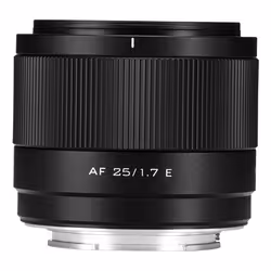 VILTROX AF 25 1.7 E lentille et filtre d'appareil photo Objectif de cinéma Objectif plein cadre Noir - Vue supplémentaire 4