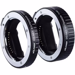 VILTROX DG-NEX, Sony, A7/A7R/A7S/A7 II, 2 pièce(s), Noir, Argent, 6,15 cm, CE, EMC, FCC, RoHS