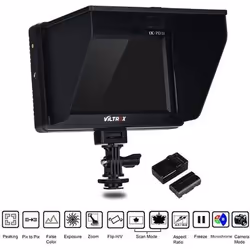 VILTROX DC-70 II HDMI Monitor 7" 17,8 cm (7") Noir 1200 x 800 pixels